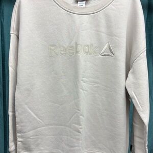 Reebok women’s  Off-White Crewneck Sweater